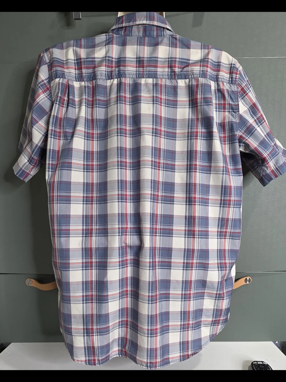 760 Realtree Men's Plaid Vented Performance Fishing Guide Shirt - Size L (42/44)